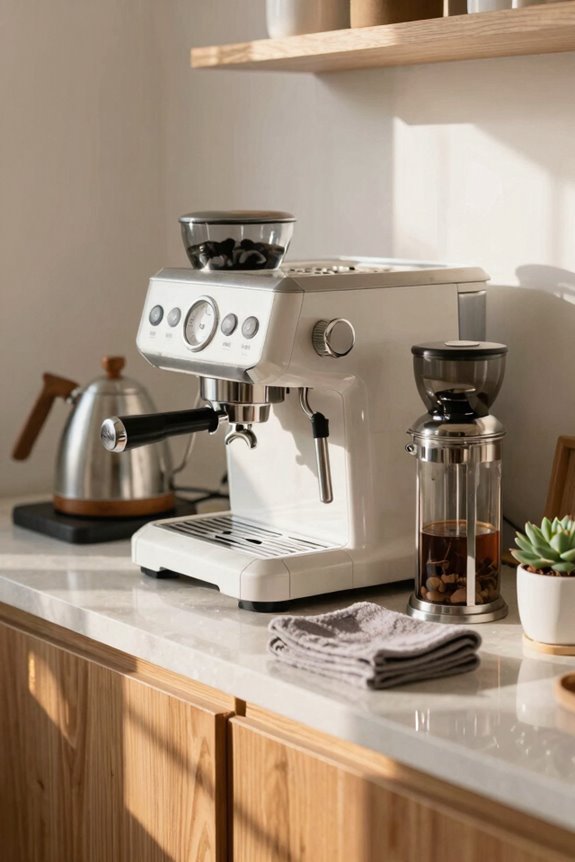 core coffee station essentials and organization
