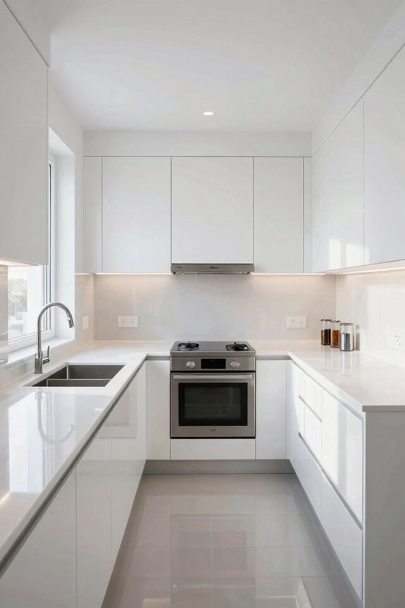 daily decluttering creates spacious kitchen