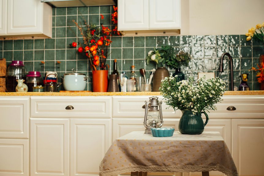 decorating hoosier cabinet ideas