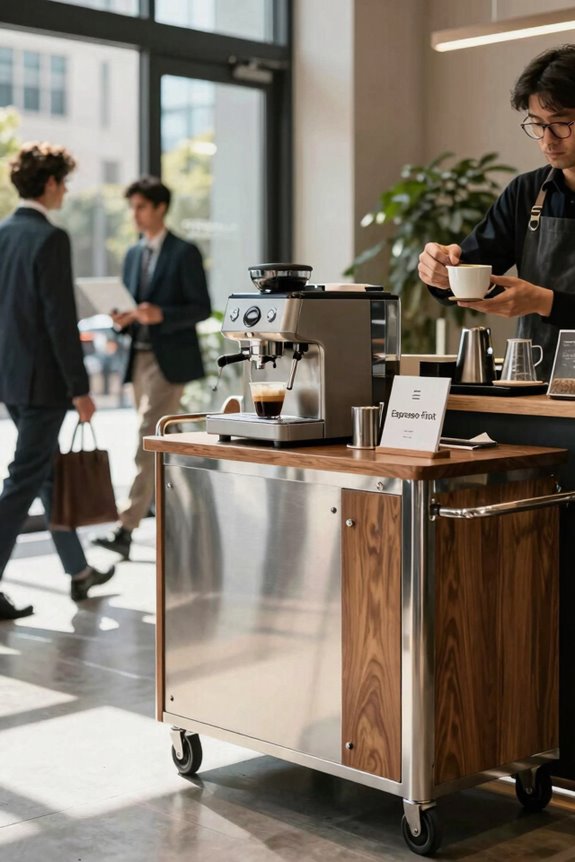 espresso first mobile cart profitability