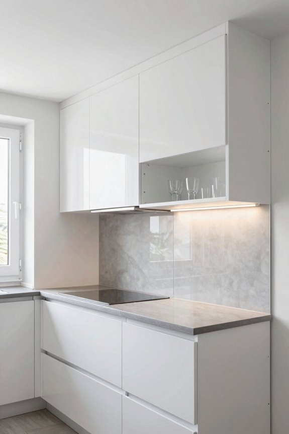 extend cabinets to ceiling height