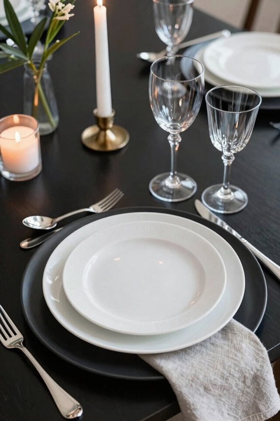 Modern Table Setting Ideas for Every Occasion 2 fine china elegant glassware balanced centerpiece
