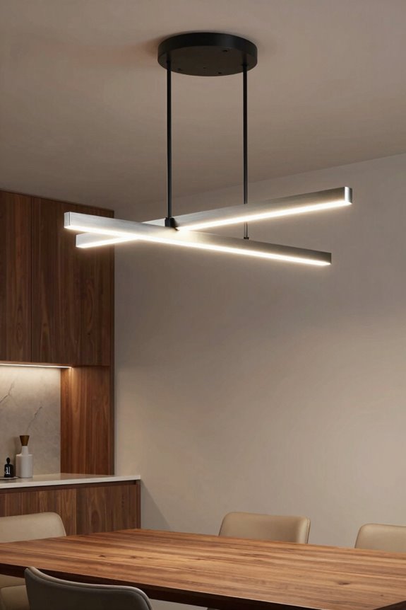 finish coordination creates cohesive dining spaces
