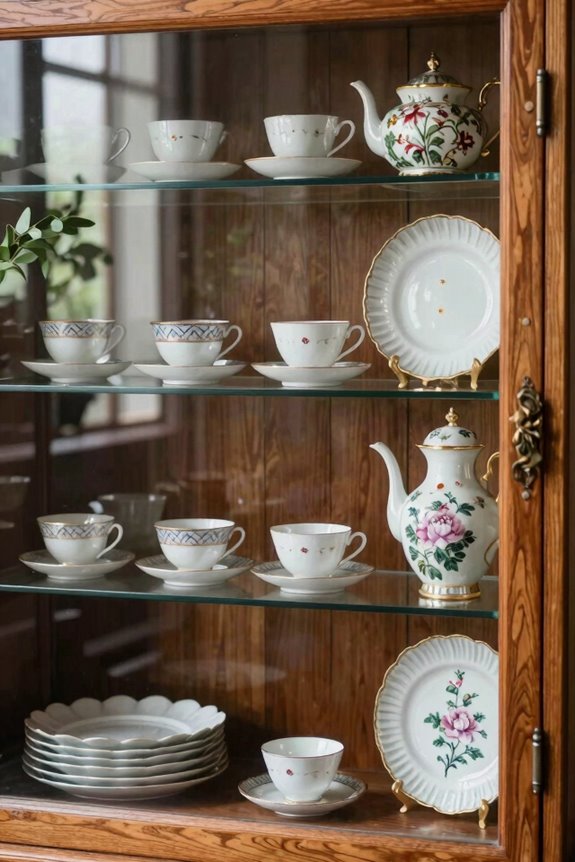 5 Ways to Style Your China Cabinet Like a Pro 1 gather identify and organize rockstars