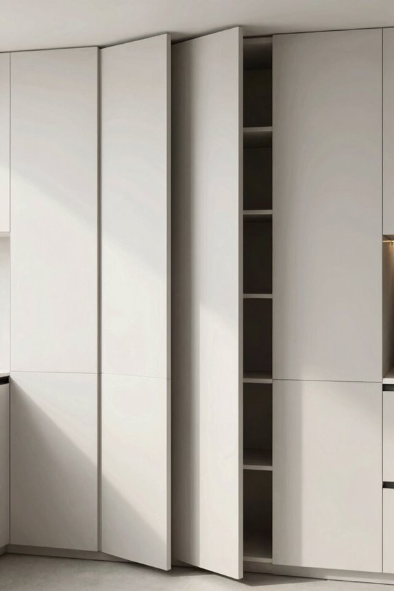 10 Pantry Door Ideas to Transform Your Kitchen Storage 1 hidden cabinet style pantry seamlessly blends