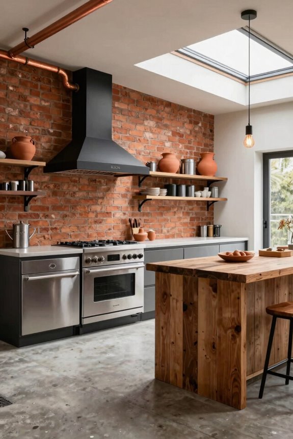 7 Kitchen Extension Ideas to Transform Your Home in 2026 2 industrial materials with warmth and longevity
