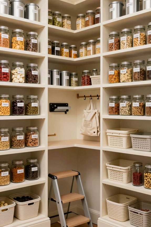 10 Pantry Organization Ideas to Maximize Your Kitchen Space 3 keep duplicates visible and accessible