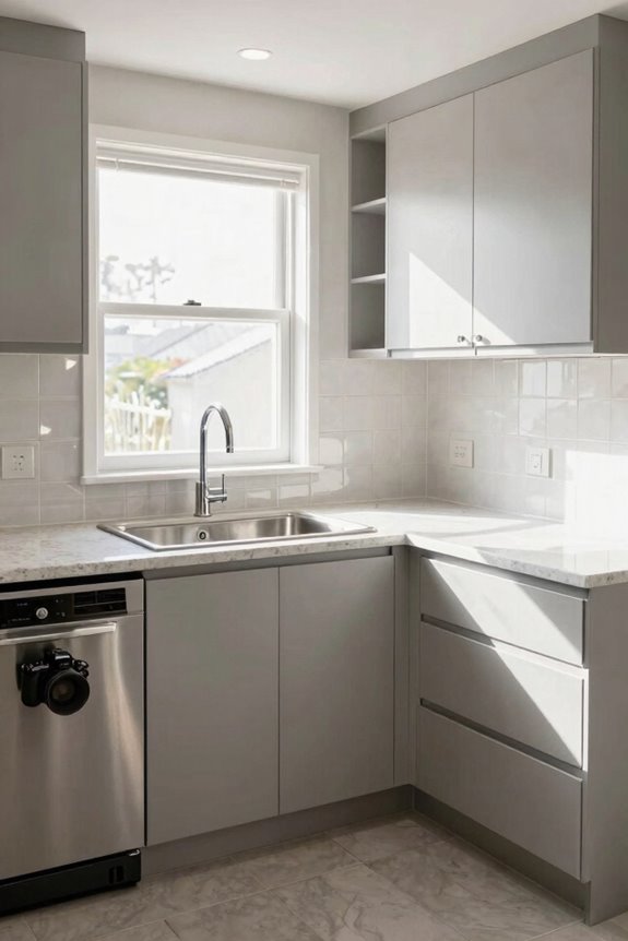 kitchen appliances shape workflow layout