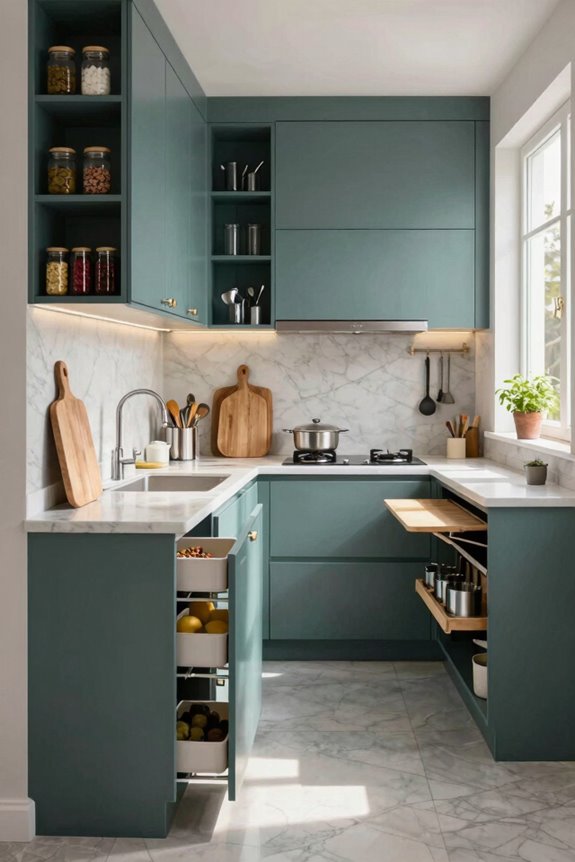 Functional Kitchen Work Area Ideas for Kerala Homes 2 l shaped and u shaped efficiencies