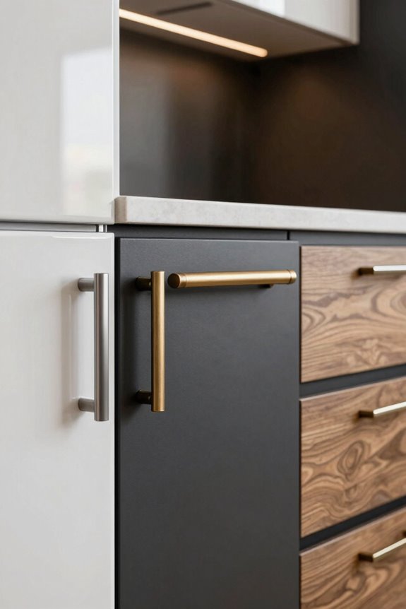 layered mixed metal kitchen finishes