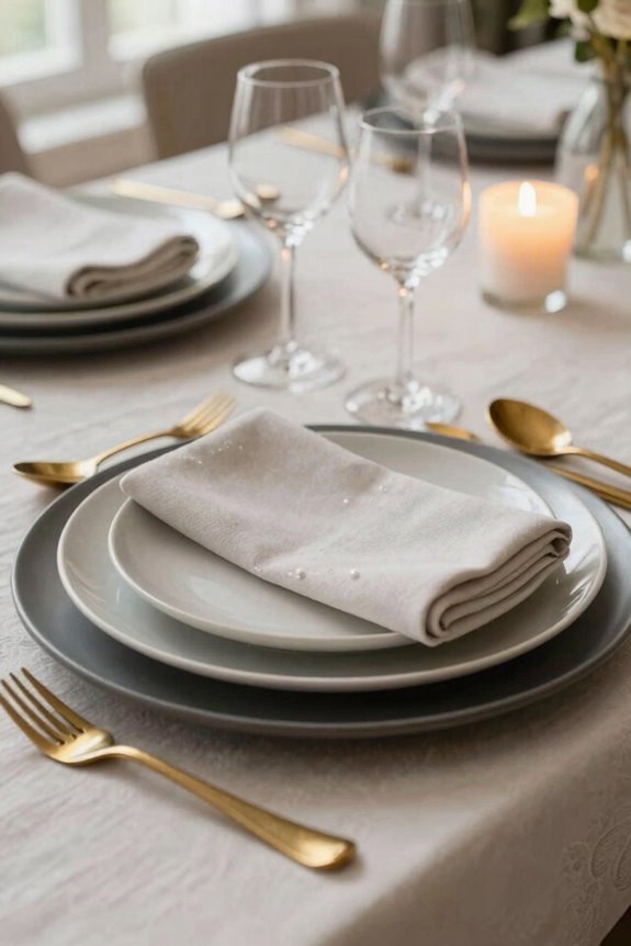 Modern Table Setting Ideas for Every Occasion 1 layered place settings add depth
