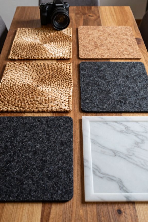 material matched placemat protection and style
