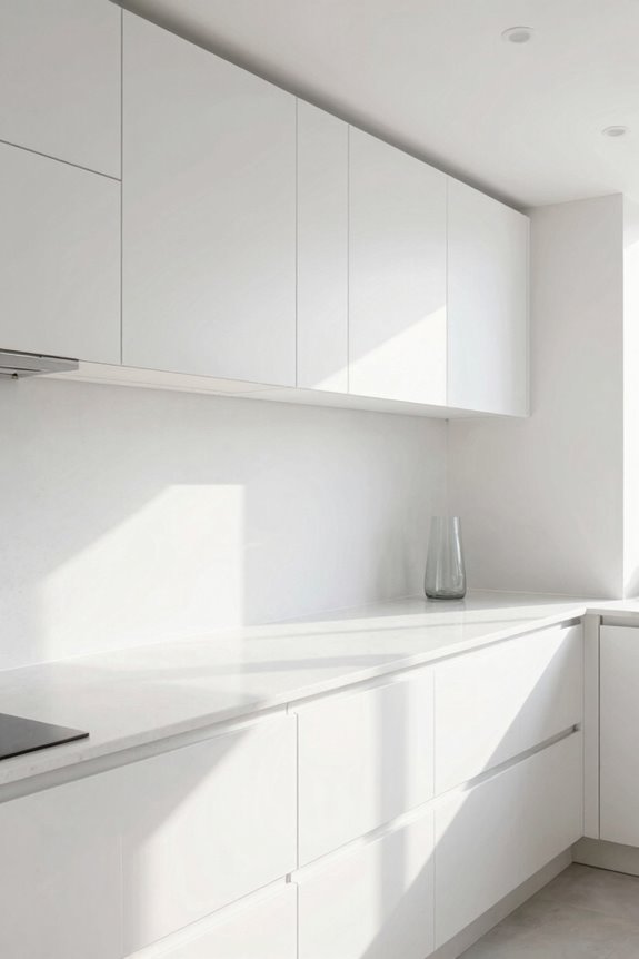 minimal white light driven calmness