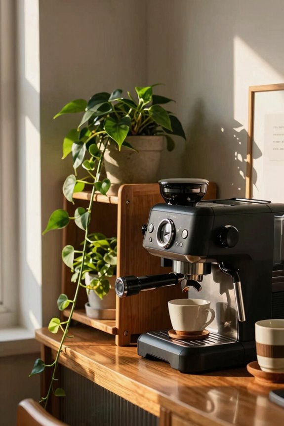 10 Coffee Corner Ideas for Small Spaces 3 minimalist coffee corner purposeful accents