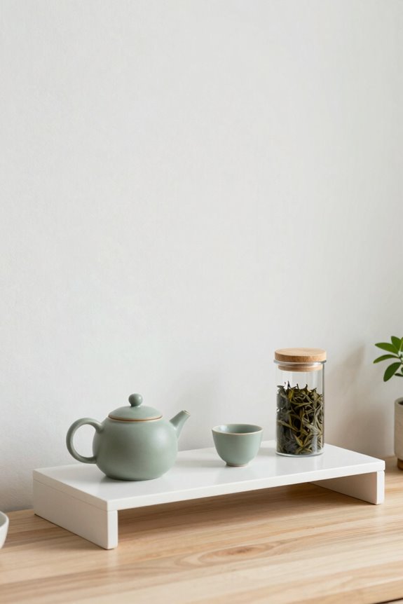 minimalist tea corner sanctuary design