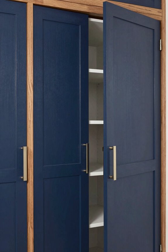 10 Pantry Door Ideas to Transform Your Kitchen Storage 4 pantry door match with cabinets