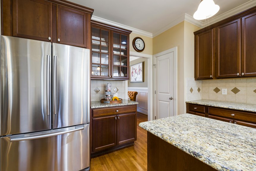 pantry doors enhance kitchen storage