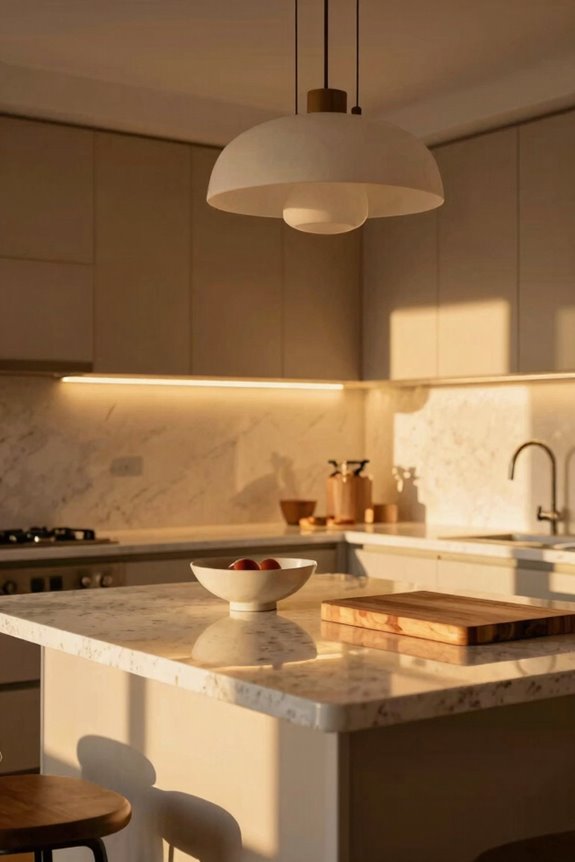pendant task ambient layered lighting