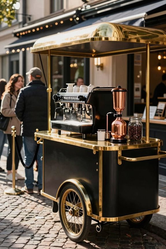 premium event cart for upscale venues
