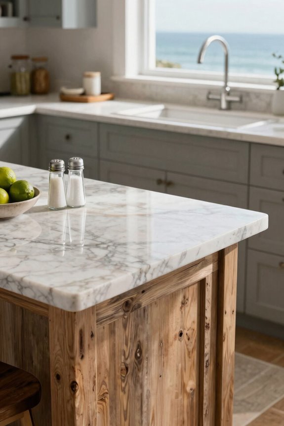 quartz and porcelain resist coastal salt