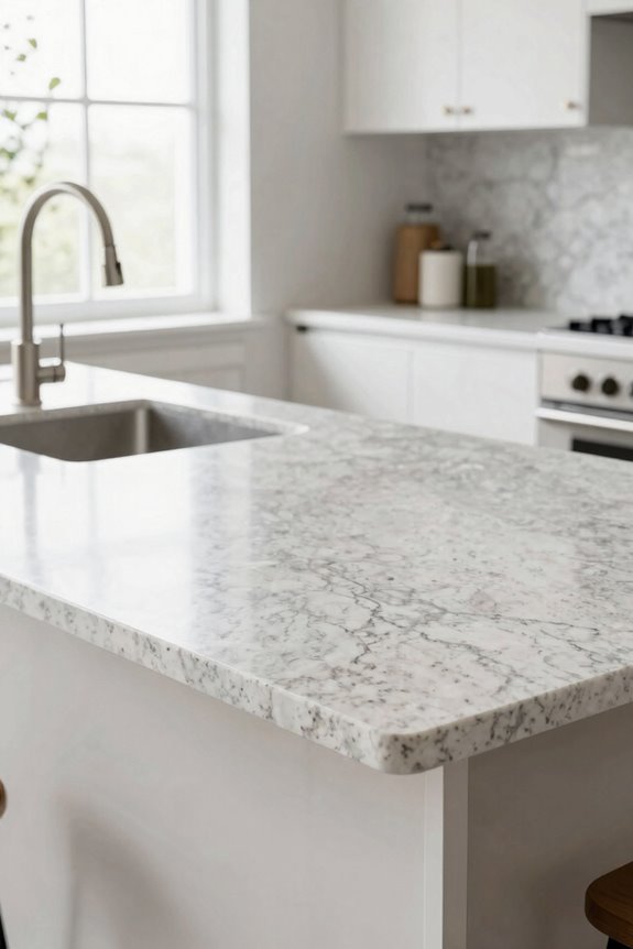 quartz countertops low maintenance non porous durable consistent color