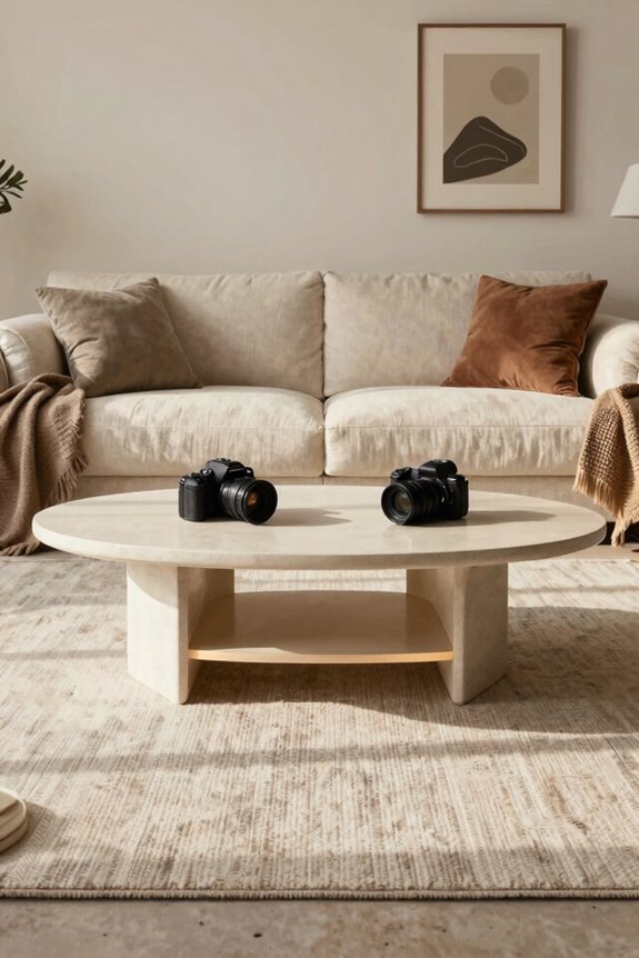 round tables balance space and warmth