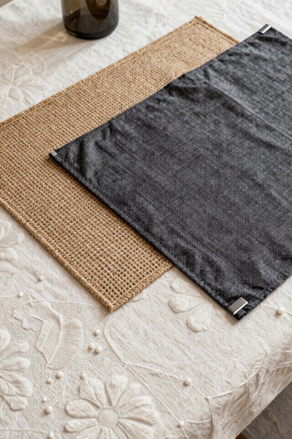 7 Placemat Ideas to Transform Your Dining Room 1 rustic modern classic placemats guidance