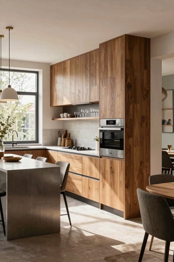 10 Open Kitchen Ideas to Transform Your Home 1 seamless kitchen dining monochrome continuity