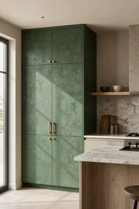 smoky greens warm neutrals