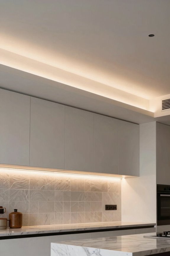 soffit lighting for space