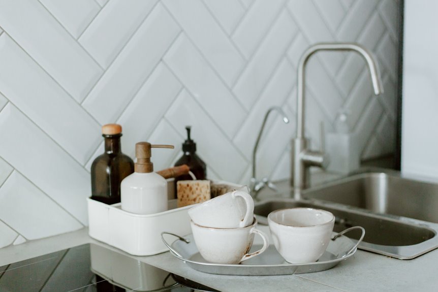 stylish kitchen soap dispenser ideas