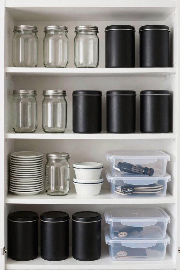 10 Pantry Organization Ideas to Maximize Your Kitchen Space 1 three storage container types chosen