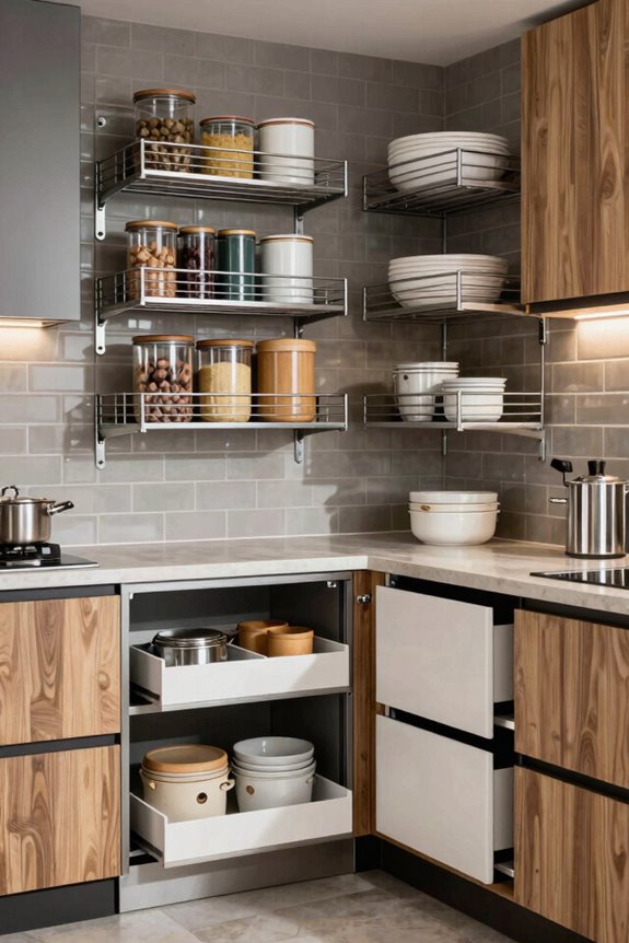 tiered adjustable vertical storage solution