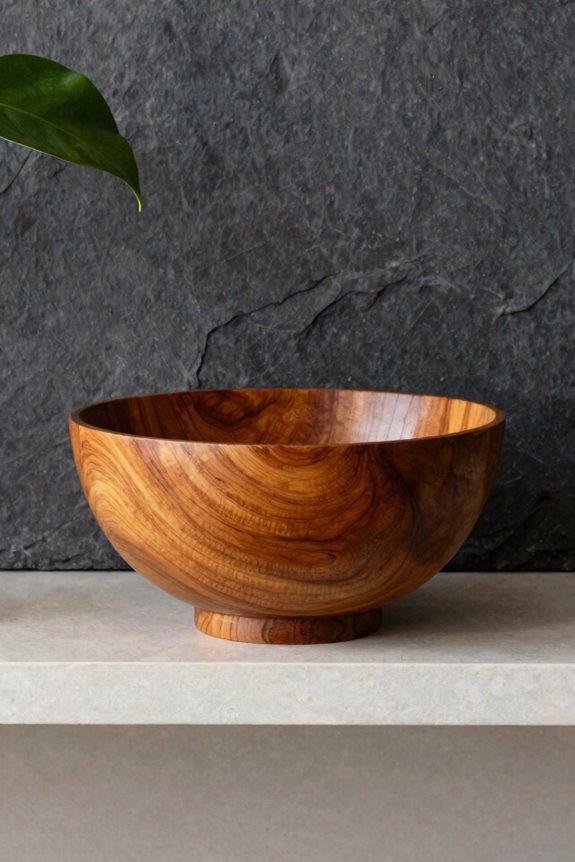 7 Ways to Style Wooden Bowls in Your Home Decor 4 triangle principle centerpiece styling