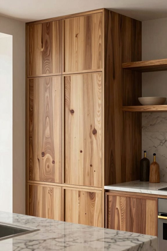 walnut and oak grain warmth